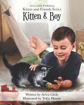 Paperback Kitten & Boy Book