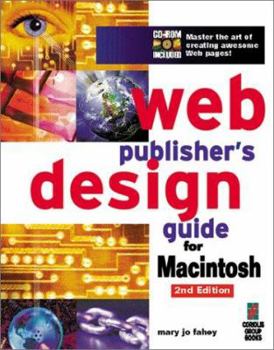 Paperback Web Publisher's Design Guide for Macintosh Book