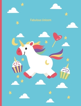 Cute Unicorn #13, Unicorn Sketch Book for Kids, Notebook for Girls: Believe in Yourself Unicorn Journal for Kids, 8.5" x 11", Blank Paper Notebook For ... Sketching and Writing, Black & White Interior