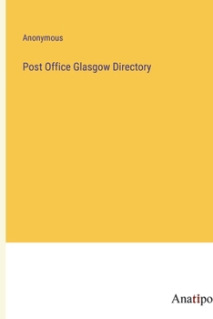 Paperback Post Office Glasgow Directory Book