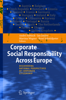 Paperback Corporate Social Responsibility Across Europe Book