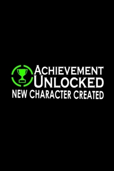 Achievement Unlocked New Character Created: Food Journal | Track Your Meals | Eat Clean And Fit | Breakfast Lunch Diner Snacks | Time Items Serving ... | 110  Pages | 6 X 9 In | 15.24 X 22.86 Cm