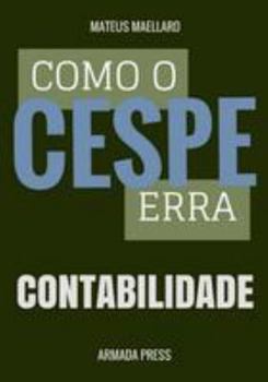 Paperback Como o Cespe erra: Contabilidade [Portuguese] Book