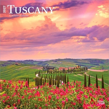 Tuscany 2027 12 X 24 Inch (Hanging) Monthly Square Wall Calendar Plastic-Free
