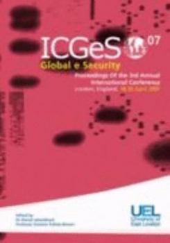 Paperback Global E-Security, ICGeS-07: Processings of the Third Annual International Conference Book