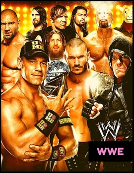 WWE: Coloring Book for Kids and Adults with Fun, Easy, and Relaxing (Coloring Books for Adults and Kids 2-4 4-8 8-12+) High-quality images