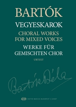 Paperback Choral Works for Mixed Voices Urtext Edition Paperback - Choral Score Book