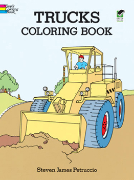 Paperback Trucks Coloring Book