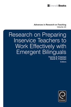 Hardcover Research on Preparing Inservice Teachers to Work Effectively with Emergent Bilinguals Book