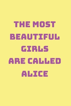 Alice Girl Woman Notebook: Graph Paper Journal 6x9 - 120 Pages