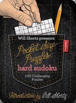 Hardcover Will Shortz Presents Pocket-Size Puzzles: Hard Sudoku Book