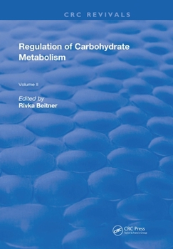Hardcover Regulation Of Carbohydrate Metabolism: Volume II Book