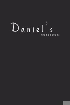 Paperback Daniel's notebook: Customized notebook for men named Daniel Book