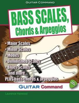 Paperback Bass Scales, Chords And Arpeggios Book