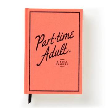Hardcover Part-Time Adult Undated Daily Planner Book