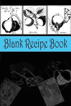 Paperback Blank Recipe Book (Teal and Black): Recipe Gift Books for Family, Friends & Book Lovers Book