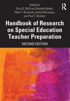 Paperback Handbook of Research on Special Education Teacher Preparation Book