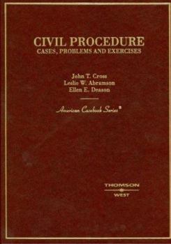 Hardcover Civil Procedure: Cases, Problems and Exercises Book