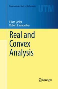 Paperback Real and Convex Analysis Book