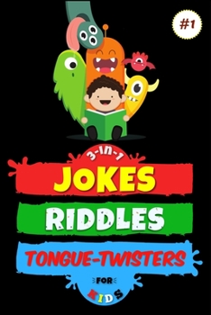 Paperback 3-in-1: Jokes, Riddles & Tongue-Twisters For Kids Book