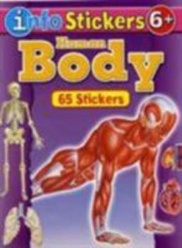 Paperback Info Stickers Human Body Book