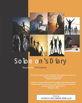 Paperback Solomon's Diary: King Solomon's Footprints Book