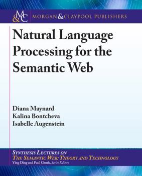 Hardcover Natural Language Processing for the Semantic Web Book