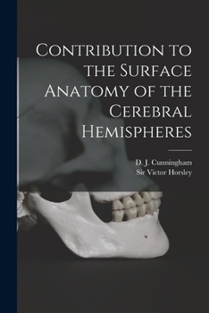 Paperback Contribution to the Surface Anatomy of the Cerebral Hemispheres Book