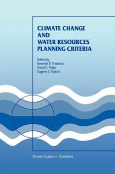 Paperback Climate Change and Water Resources Planning Criteria Book