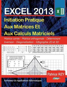 Paperback Les Matrices Avec EXCEL 2013: et VBA [French] Book