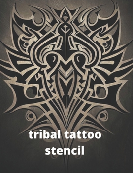 Paperback Tribal tattoo stencil Book