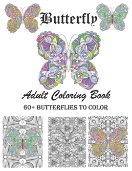 Paperback Butterfly - Adult coloring book