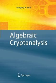 Paperback Algebraic Cryptanalysis Book