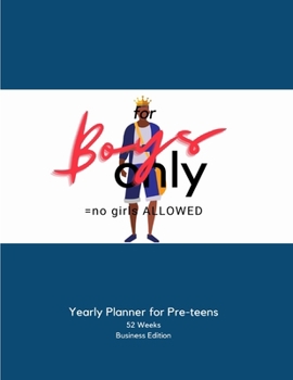 Paperback for BOYS Only: Planner Book