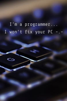 I'm a programmer... I won't fix your PC -.-: Notebook 6x9, graph paper