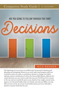 Paperback Decisions Study Guide: Are You Going To Follow Through This Time? Book