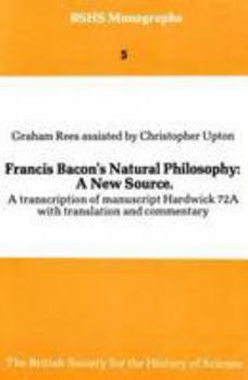 Francis Bacon's Natural Philosophy - A New Source