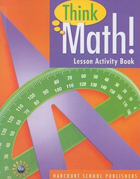 Paperback Think Math! Lesson Activity Book, Grade 5 Book