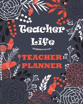 Paperback Teacher Planner: Teacher Life Book