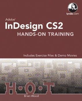 Paperback Adobe Indesign Cs2 Hands-On Training Book