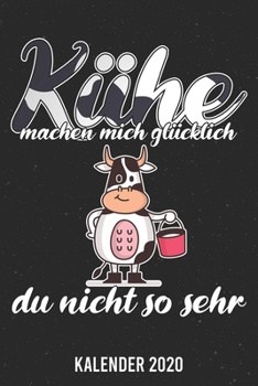 Kalender 2020: Kühe glücklich A5 Kalender Planer für ein erfolgreiches Jahr - 110 Seiten (German Edition)