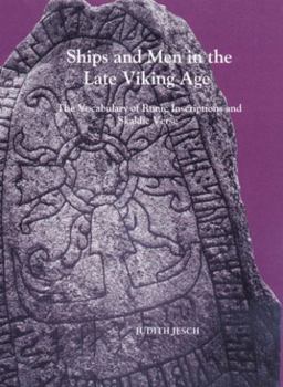 Hardcover Ships and Men in the Late Viking Age: The Vocabulary of Runic Inscriptions and Skaldic Verse Book