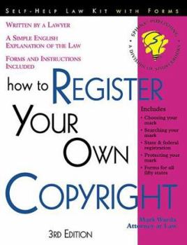 Paperback How to Register Your Own Copyright Book