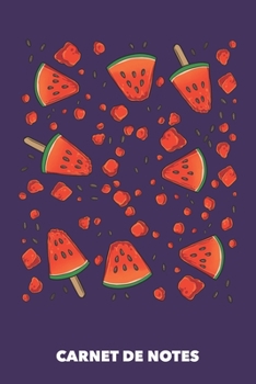Paperback Carnet de Notes: Explosion de past?que A5 lign? - 120 pages pour les gens ? la mode (violet) [French] Book
