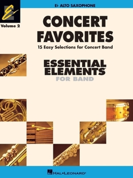 Paperback Concert Favorites Vol. 2 - Alto Sax: Essential Elements Band Series Book