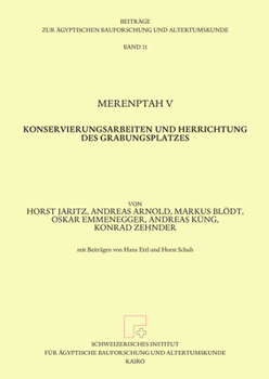Merenptah V: Konservierungsarbeiten Und Herrichtung Des Grabungsplatzes