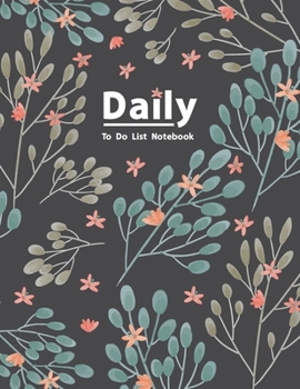 Paperback Daily To Do List Notebook: Organizer Planner for 3 Month - Daily Checklist Journal - Task Management Notebook - Daily Schedule Organizer - Hourly Book