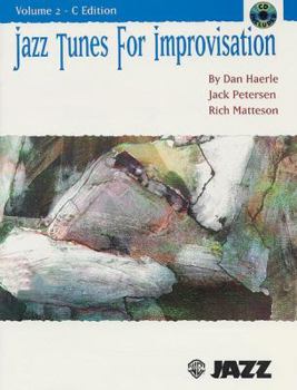 Paperback Jazz Tunes for Improvisation, Vol 2: Book & CD Book