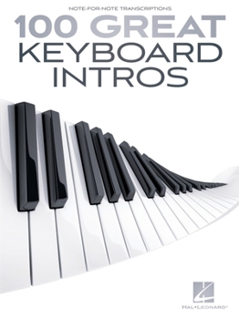 Paperback 100 Great Keyboard Intros Book