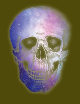 Purple Skull Head: Simple Dot Grid Journal